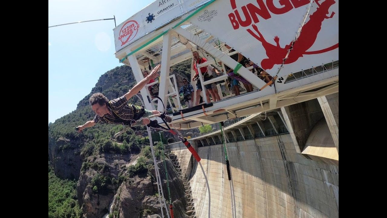 Bungee.cat jumping en Llosa del Cavall, Solsona