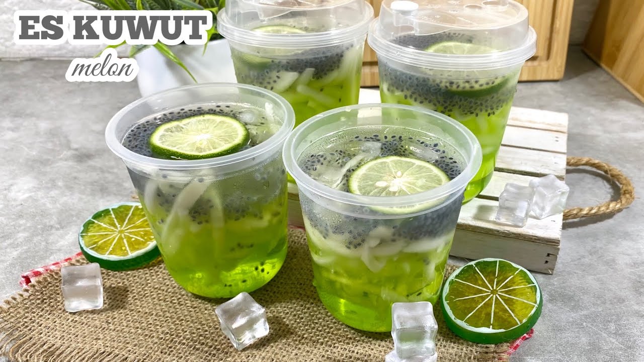 ES KUWUT MELON | ide takjil segar untuk buka puasa