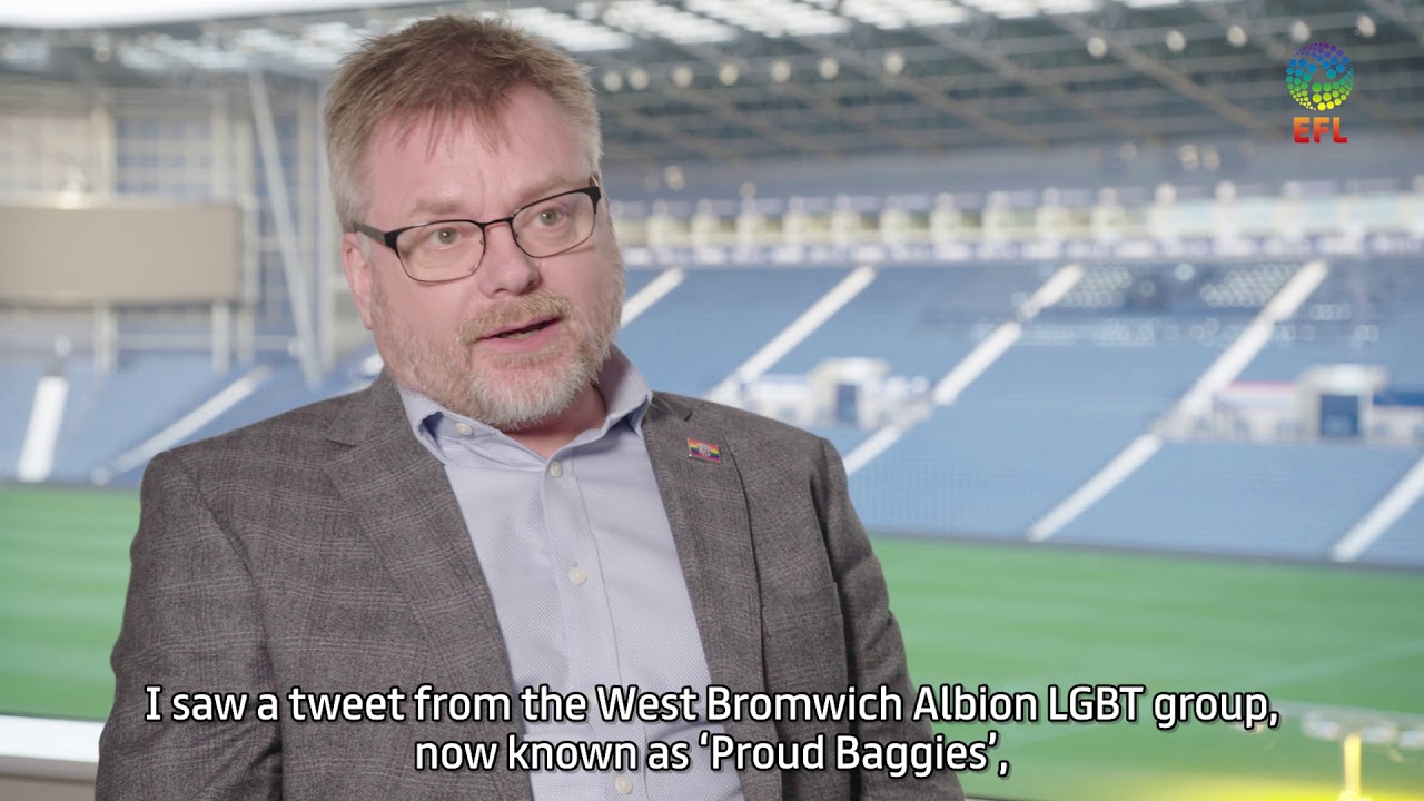 #RainbowLaces - West Bromwich Albion LGBT fan Neil Basterfield shares his story with the EFL