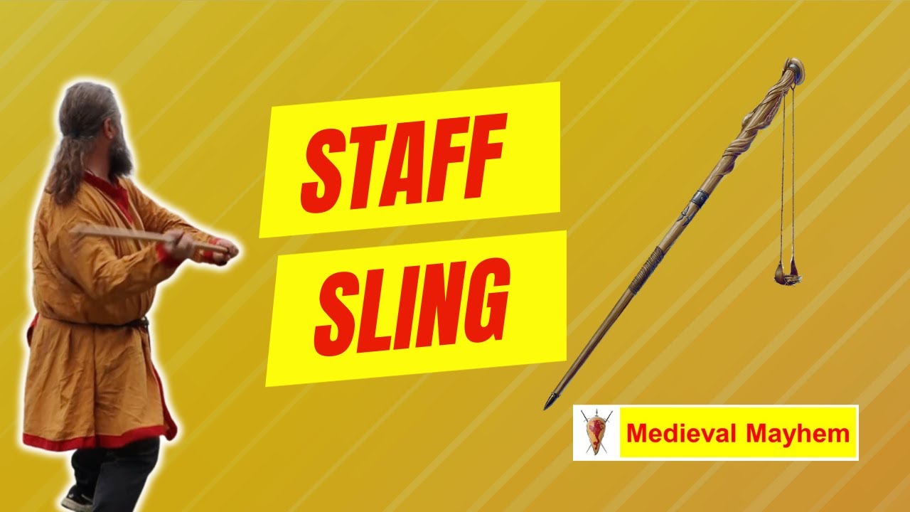 How to make and use a medieval Staff Sling