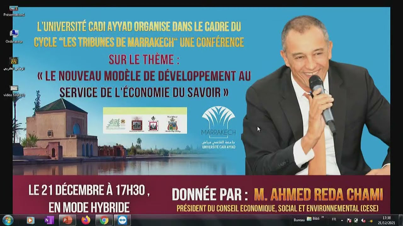 Le nouveau modèle de développement au service de l'économie du savoir Par M. Ahmed Réda CHAMI