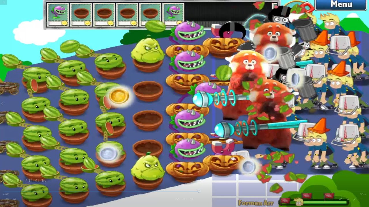 Plants vs Zombies Mod Plantas vs Johnny Test v2 - Gameplay Walkthrough Part 2