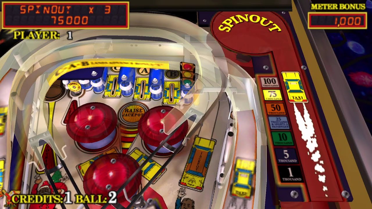 Pinball Hall of Fame: The Williams Collection (PSP Version) - Taxi Table Longplay