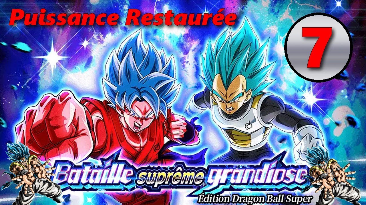 NIVEAU 7 MISSION PUISSANCE RESTAURÉE VS GOGETA BATAILLE SUPREME GRANDIOSE BLUE ZONE 9 ANS DOKKAN