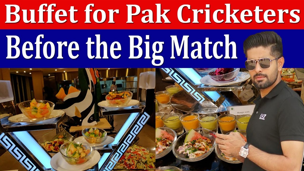 What does Pakistani cricket team eat before a match against India ? I Special Report