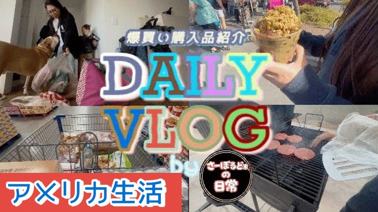 【日常】vlog |週末|まとめ買い|爆買い|購入品紹介|専業主婦|うちなーんちゅ|アメリカ生活|grocery|household