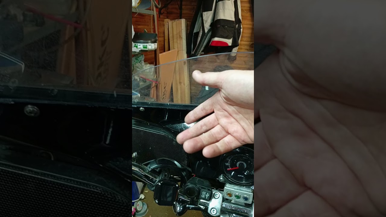 GPS спидометр на HONDA SHADOW