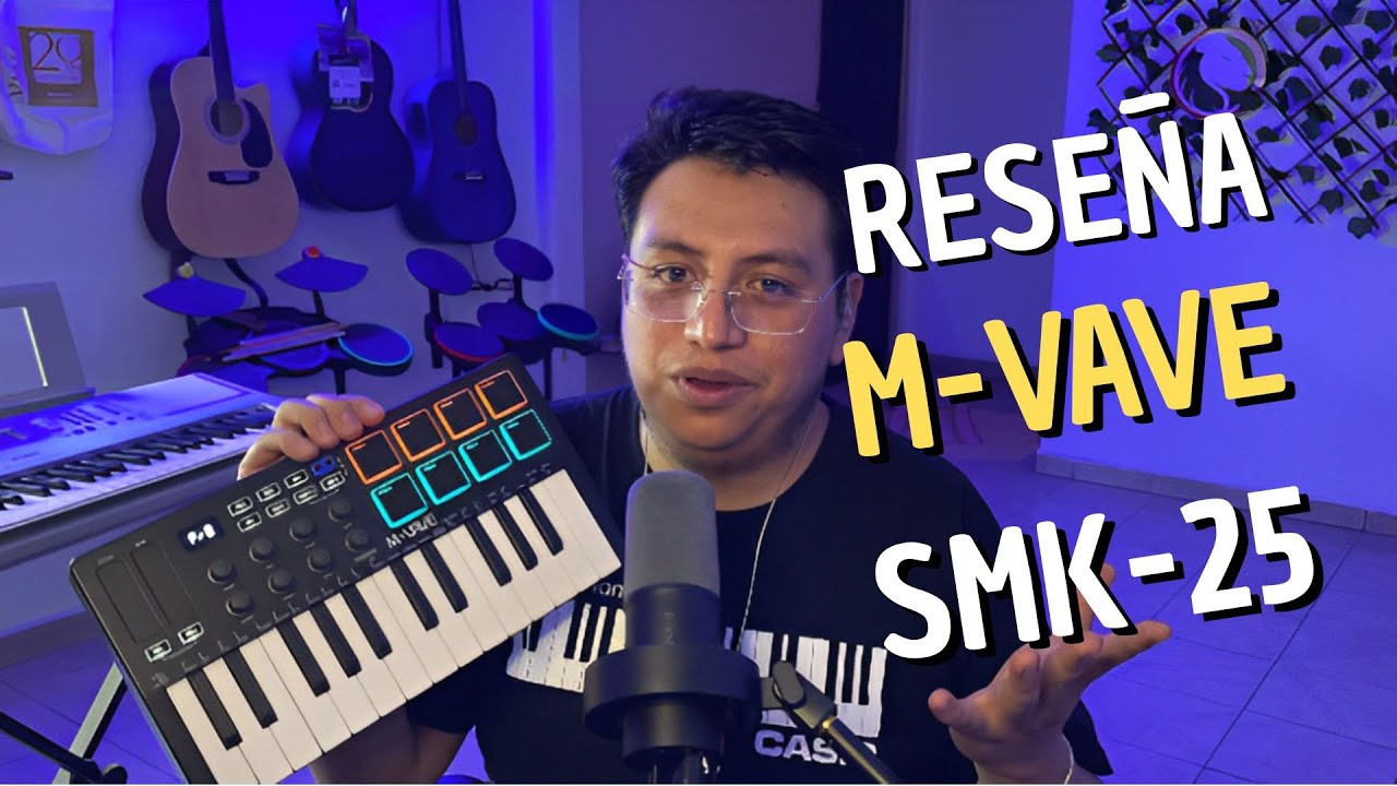 🔥Este Controlador MIDI Barato Me Sorprendi&oacute; | M-VAVE SMK-25 Review Real
