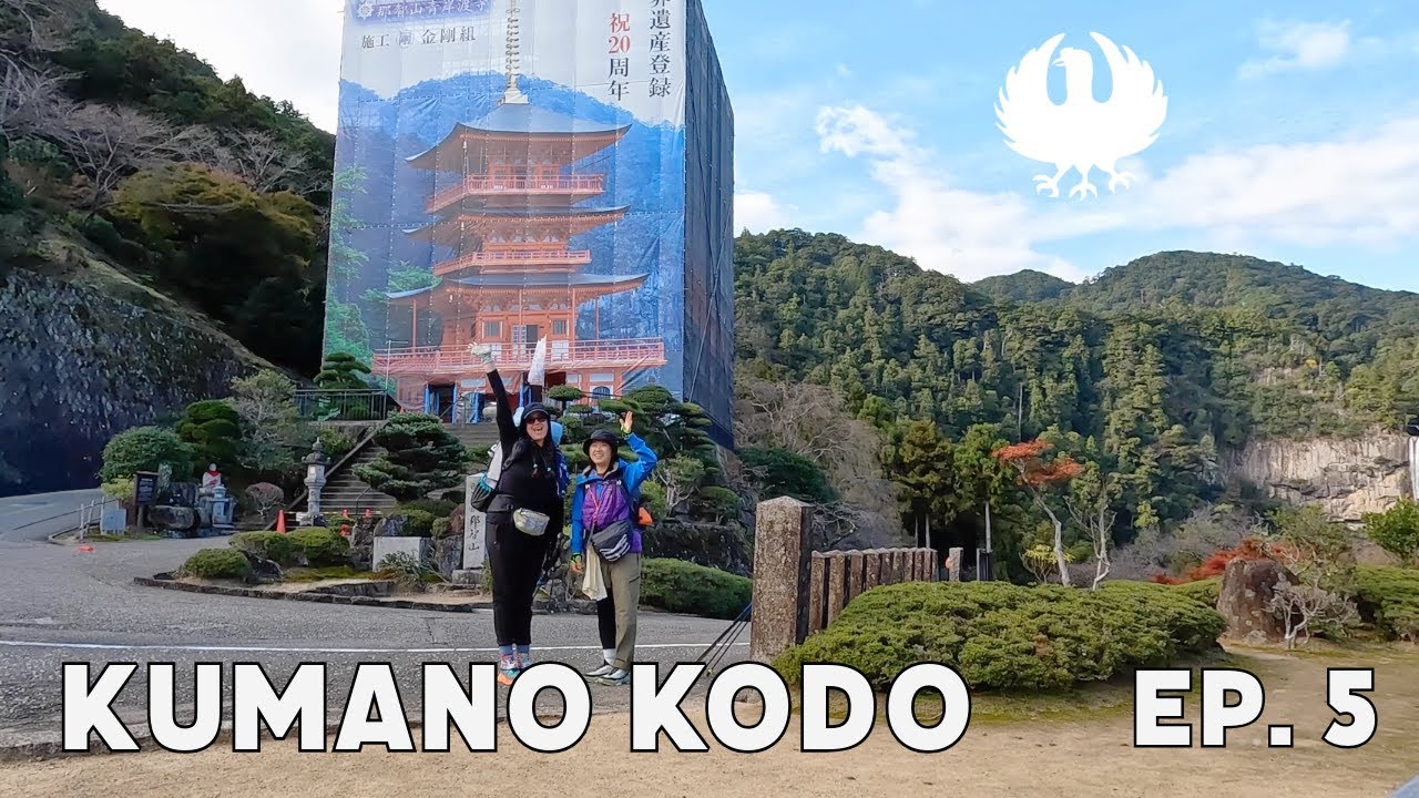 Solo Backpacking the Kumano Kodo Nakahechi Ep. 5, Nachi Falls & Kumano-Nachi Taisha | Hiking Japan