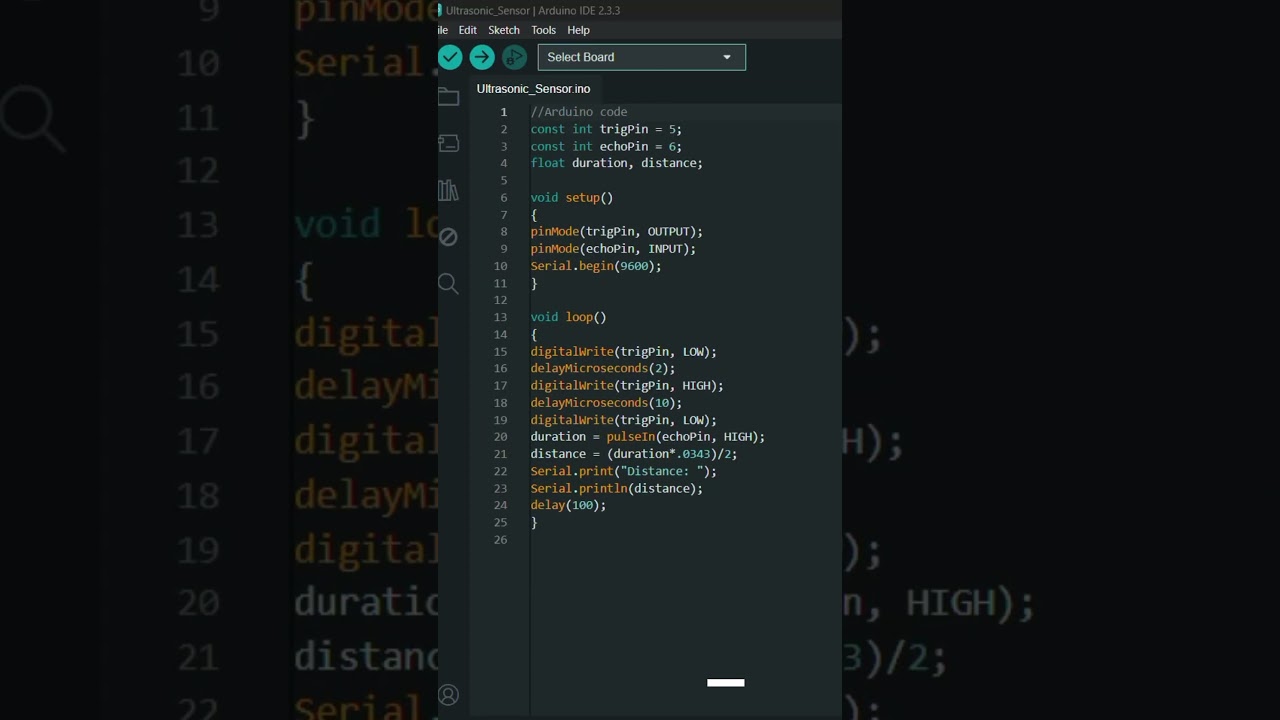 How to code a Ultrasonic Sensor in Arduino #coding #arduinocode #arduino #ultrasonicsensor #code