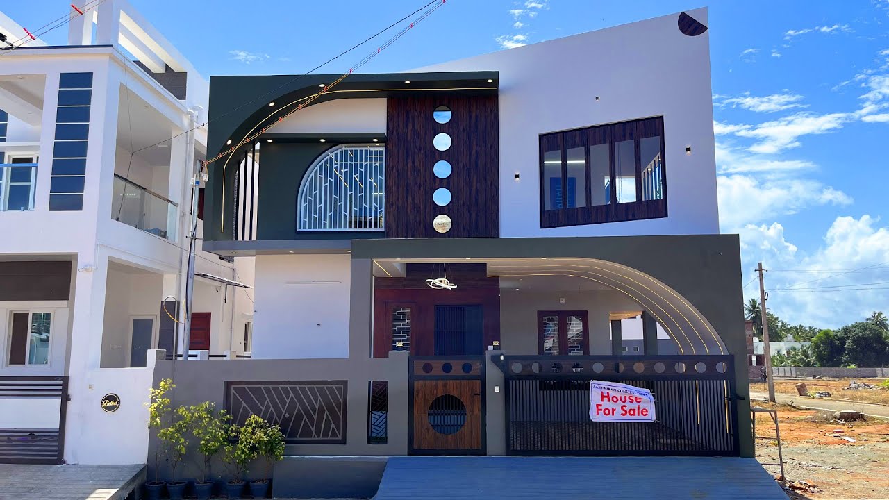 வீடு கட்டினா இப்படி கட்டுங்க😍🏡| அசத்தலான Architect Design 3BHK Duplex House with Stunning Interior