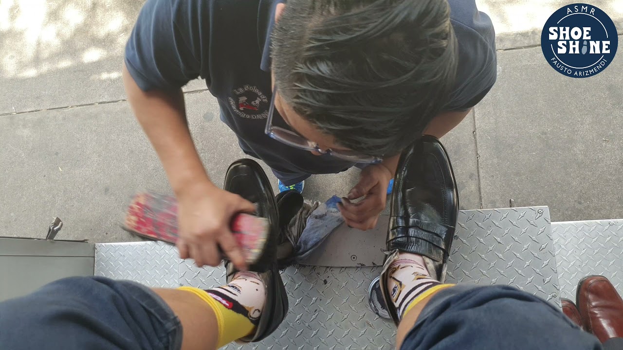 S4E100 Jason Rupp Meeting Maru #mexico #mx #ASMR #shoeshine #faustoarizmendi