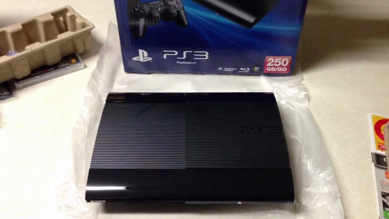 NEW PS3 Super Slim Unboxing
