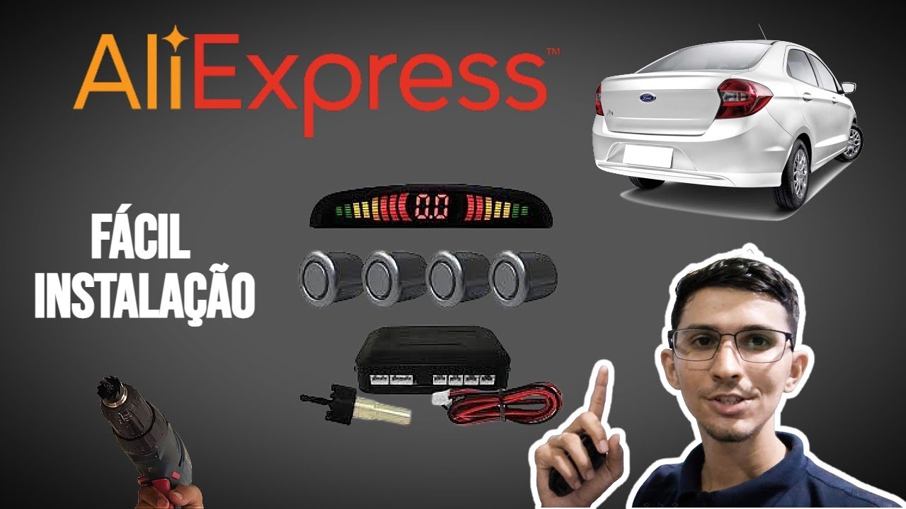 INSTALAÇÃO DE SENDOR DE RÉ UNIVERSAL II ALIEXPRESS