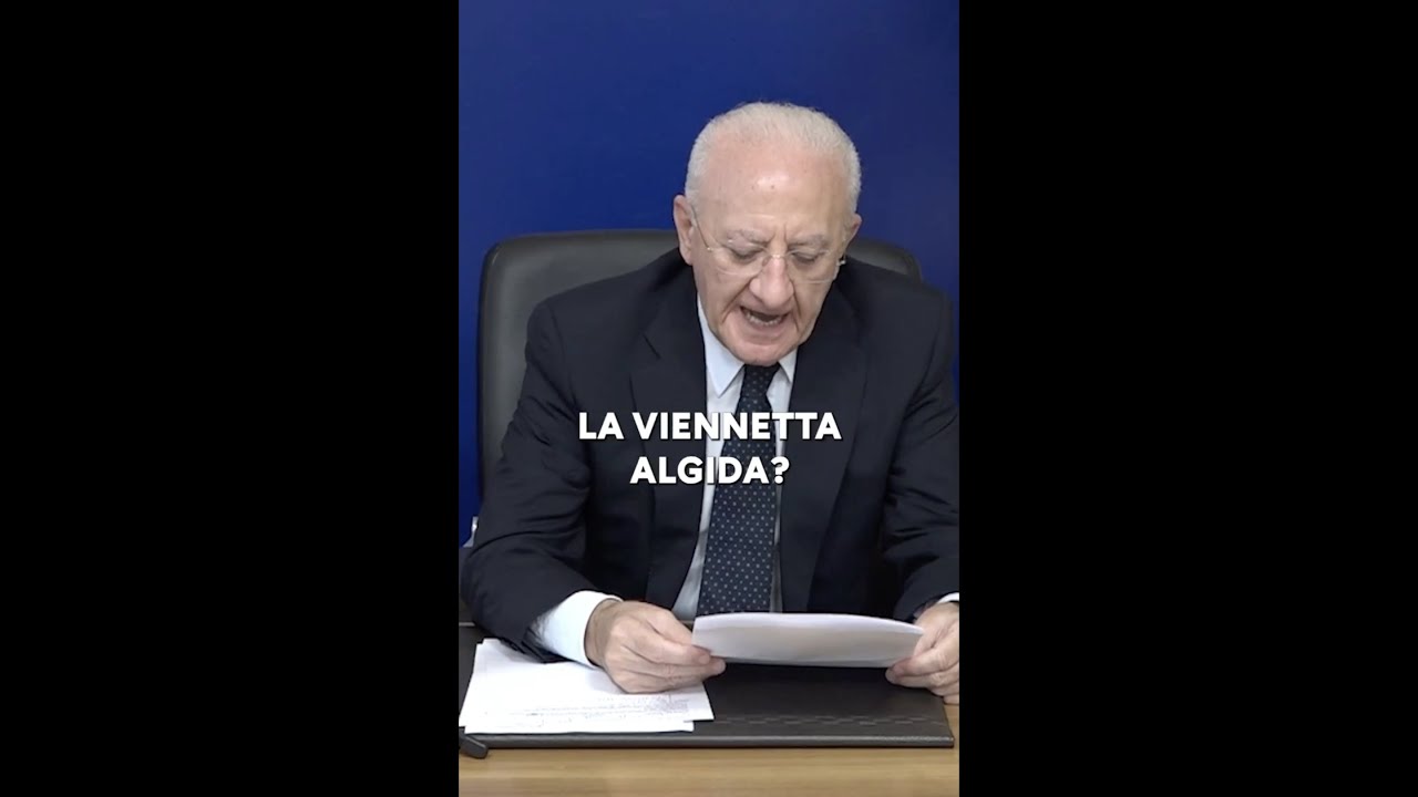 DE LUCA: "VI LEGGO LE DEMENZIALITÁ DEI TEST PER L'AMMISSIONE"