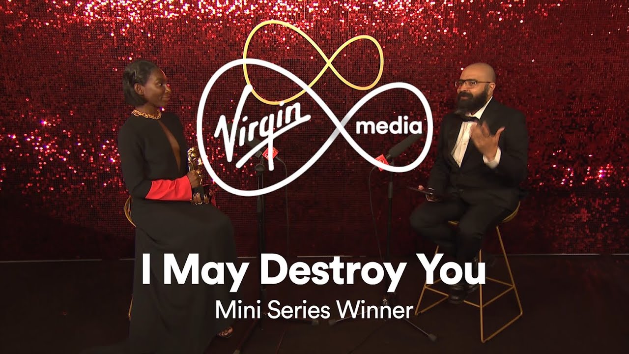 Michaela Coel on the public reaction to Mini-Series winner I May Destroy You | Virgin Media BAFTAs