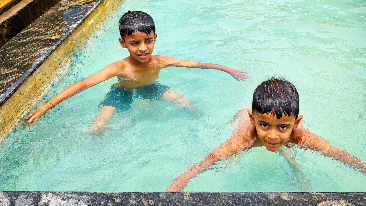 🏊&zwj;♂️ Bachchon Ki Swimming Pool Masti | Summer Fun Vlog. 