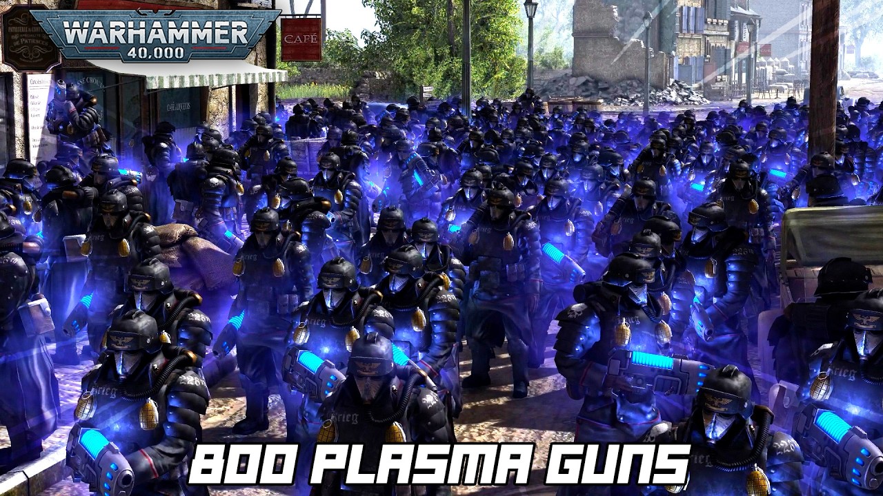 What 800 Plasma Guns Looks like....
