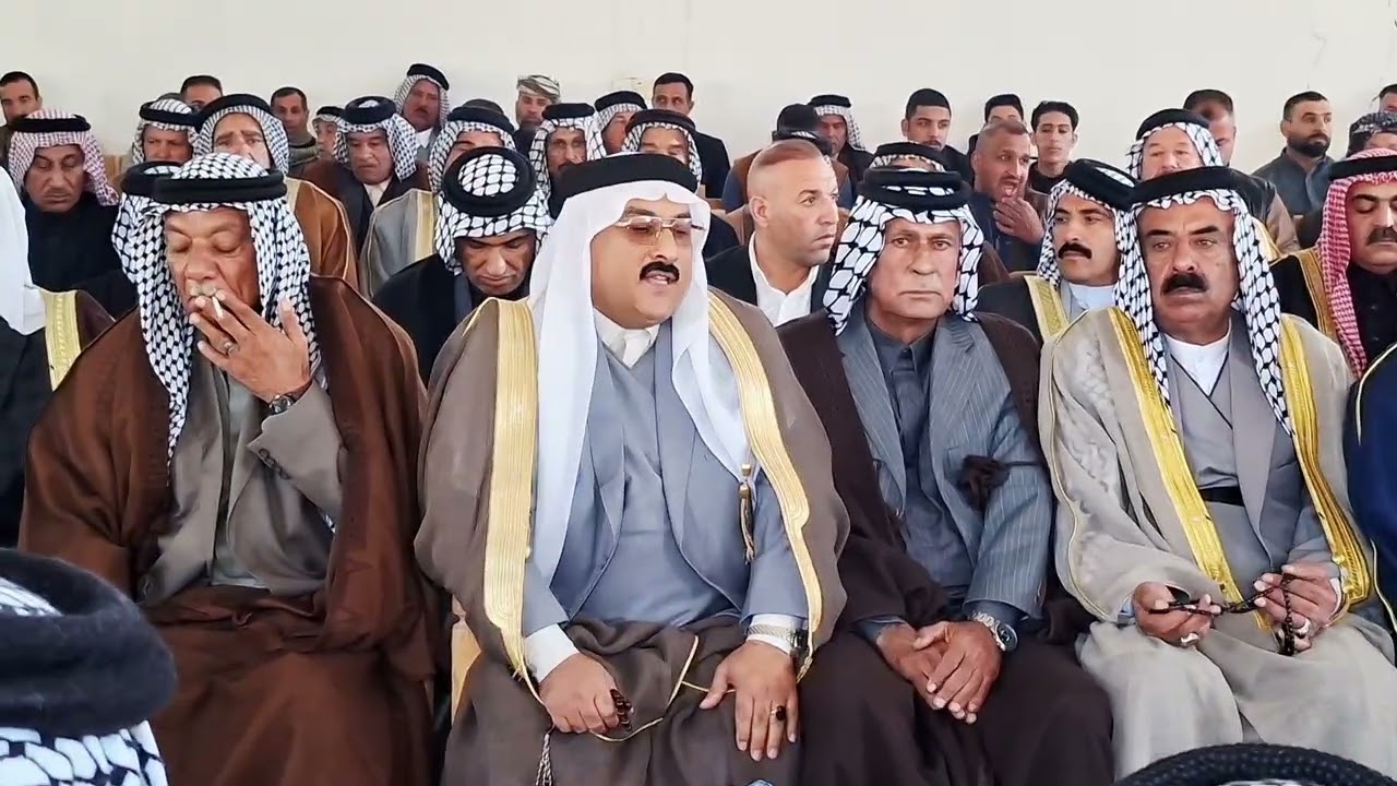 كلمة الشيخ فهد السحاب شيخ قبيلة الندا في فصل عشائري بين حمولتين من طي 