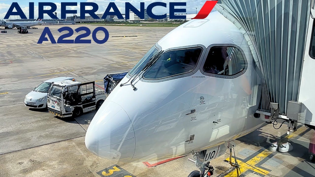 AIR FRANCE Brand New AIRBUS A220-300 (Economy) | Paris - Warsaw | Flight Review