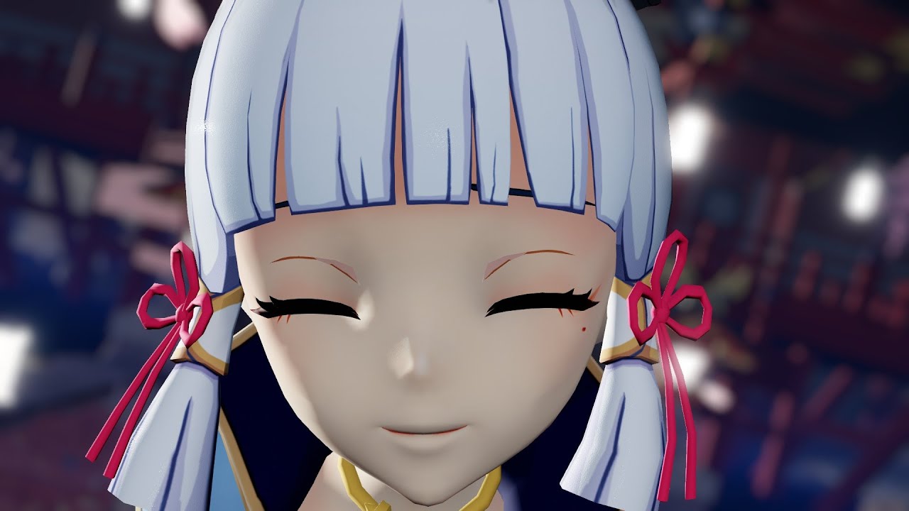 Kissing Kamisato Ayaka - Genshin Impact MMD Animation