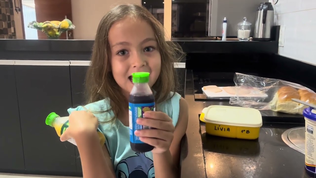Preparando o lanche da escola 😋
