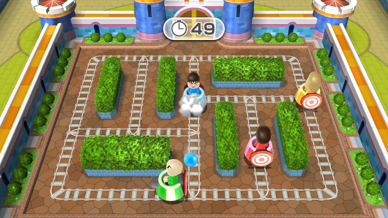 Wii Party minigame: Back Attack 60fps