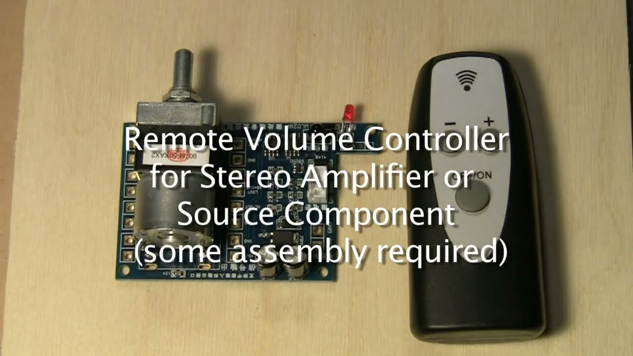 Remote Volume Controller for Audio Amps & Source Components
