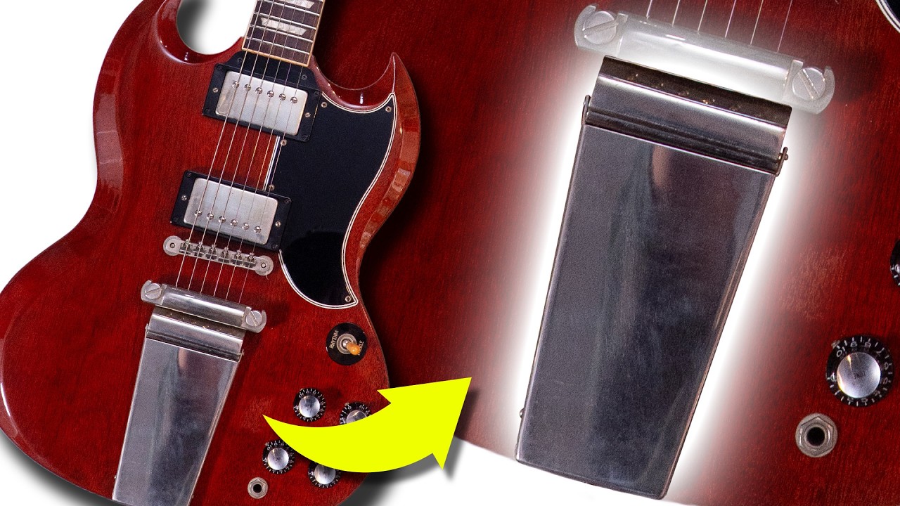 マエストロ・ヴァイブローラのプレートの有無で音はどれくらい変わる？Gibson SGで検証してみた