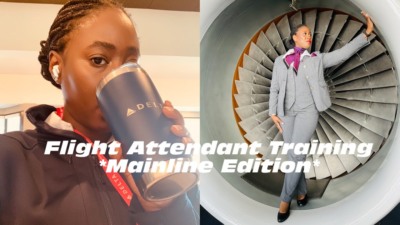 Mainline Flight Attendant Training Vlog 2022 ✈️💜🔺