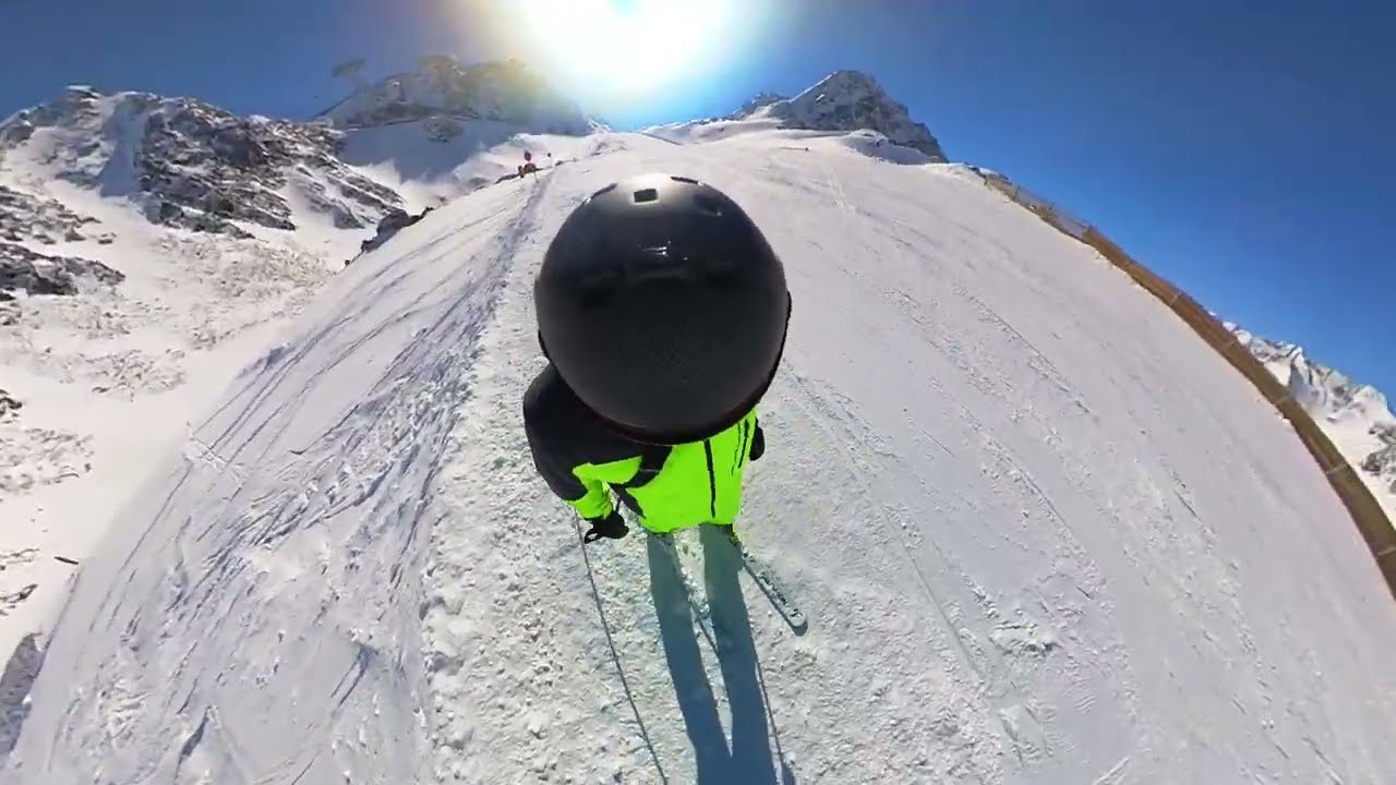 Sölden 2023 Piste 1 + 1a (Insta360 X3 Headmount)