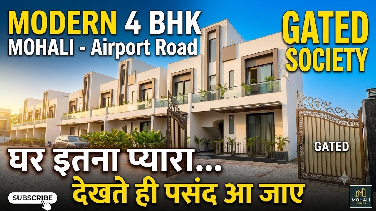 138 गज में 4 BHK House In Mohali | Near Chandigarh | Villa For Sale In kharar Mohali | Low Budget 