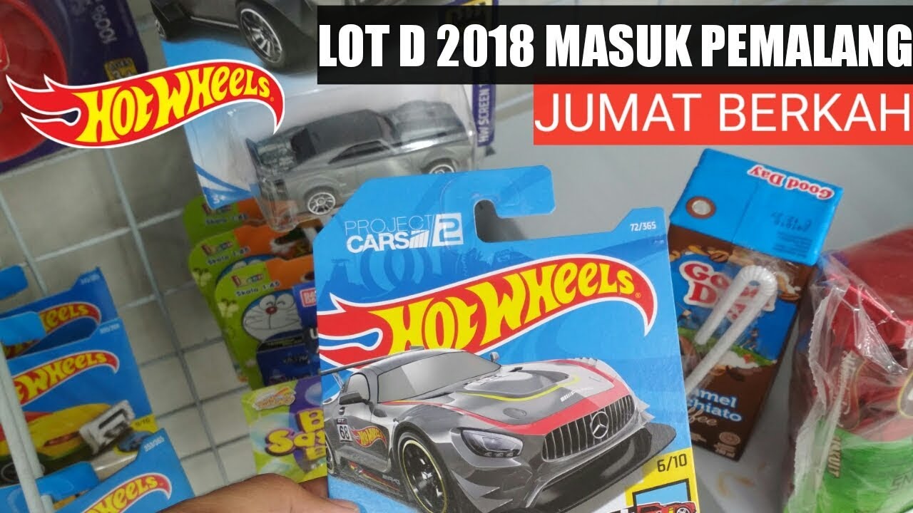 VLOG HUNTING: HOTWHEELS 2018 CASE/LOT D SUDAH MASUK PEMALANG - 16 MERCEDES AMG GT3