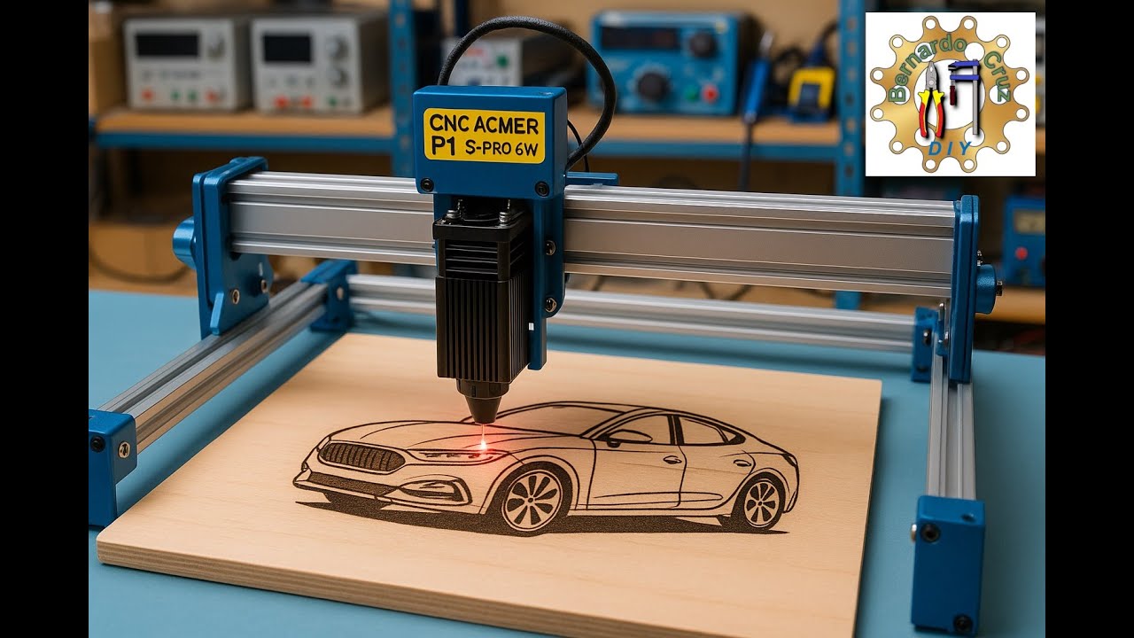¡Aprende a Configurar tu GRABADOR Láser ACMER P1 S pro 6W en 10 Minutos!