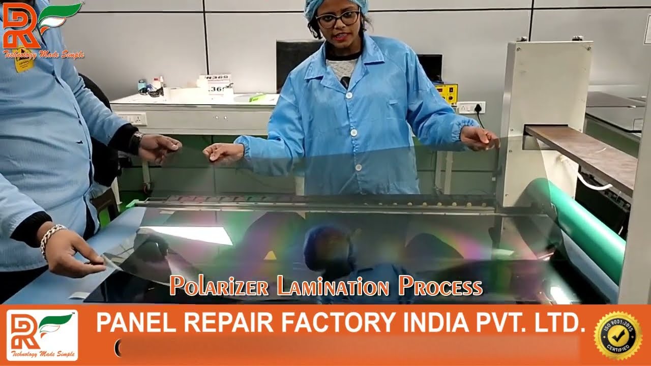 Polarizer Film Laminator Machine | Polarizer Lamination Process | LCD TV Screen Lamination