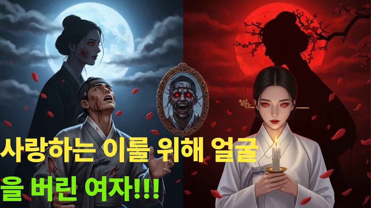 사랑하는 이를 위해 얼굴을 버린 여자#야담#민담#조선시대이야기#사랑의대가#복수이야기#비극적인사랑#인과응보#전설의여인#한국설화#스토리텔링