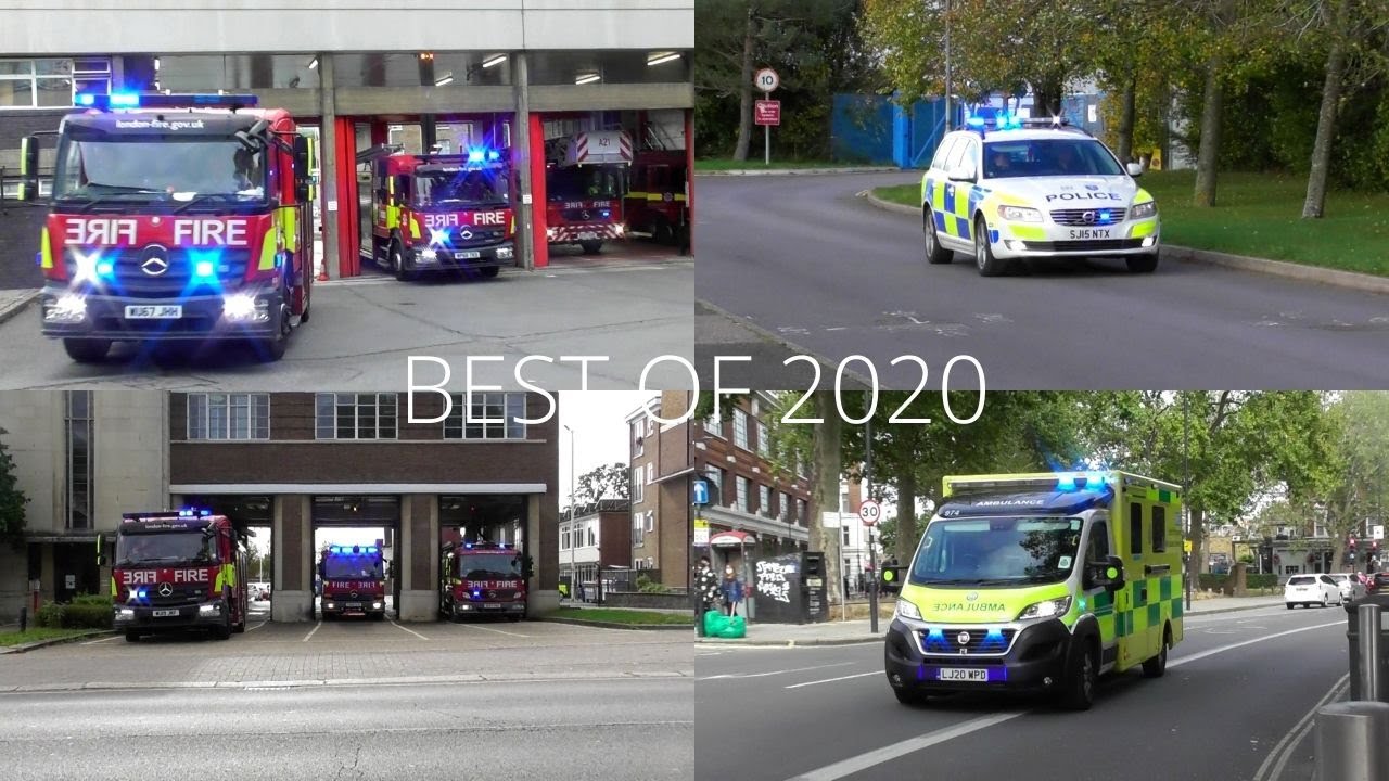 BEST OF 2020 - Emergency Vehicles Responding Compilation!