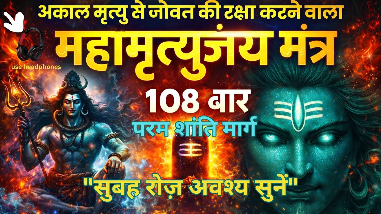 शिव का सबसे शक्तिशाली मंत्र: महामृत्युंजय मंत्र 108 जाप