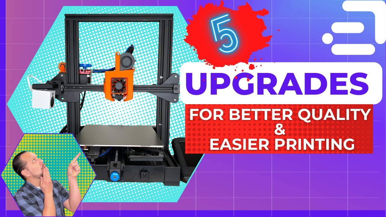 Ender 3 Series Printer (Standard, Pro, V2) Upgrades to Improve Quality and Ease Use