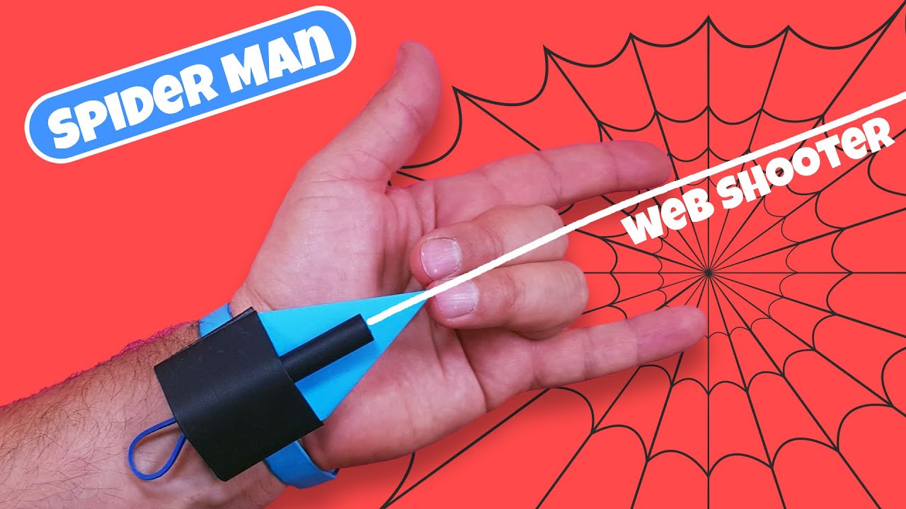 Paper Spider-Man Web Shooter DIY | Easy Paper Craft