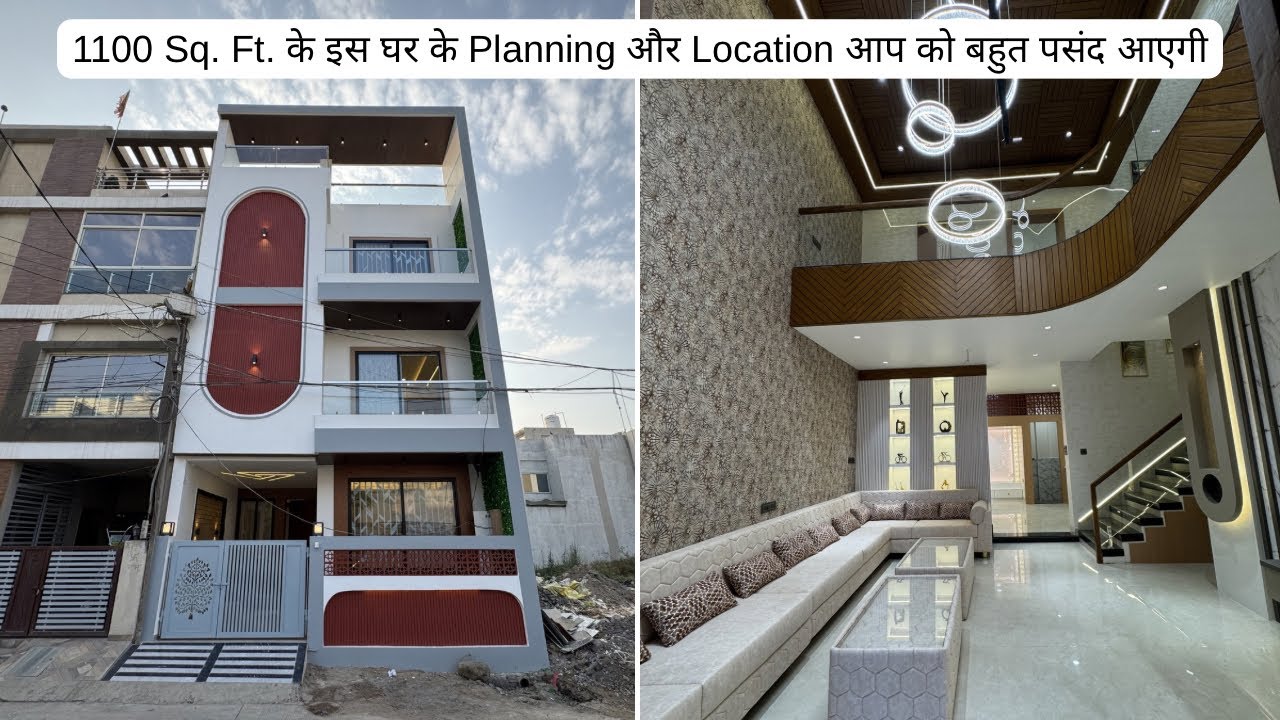 VN139 | Ultra Luxury 4 BHK Semi-Furnished House for Sale in Indore | Near Bombay Hospital 