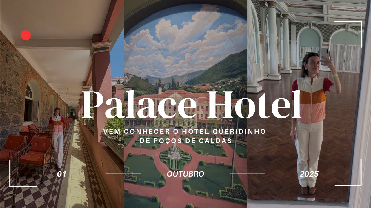 Me hospedei no Palace Hotel em Poços de Caldas!