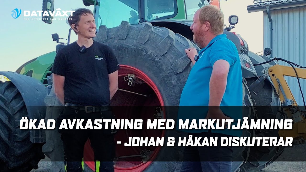 Ökad avkastning i svackorna med markutjämning på Klevs Gård