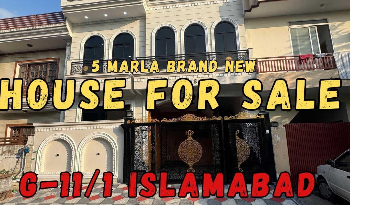 5 Marla Brand New House for Sale in G-11/1 Islamabad