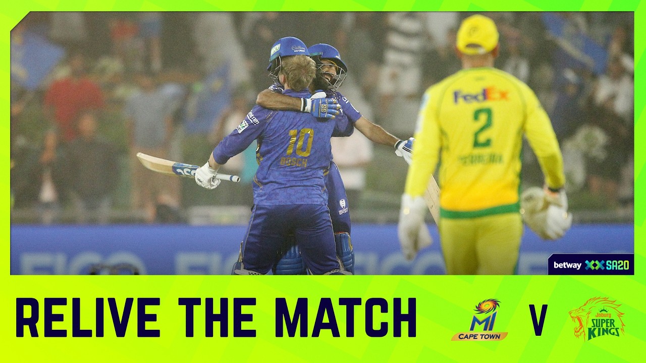 Full Highlights | MI Cape Town vs Joburg Super Kings | Betway SA20 | Season 4 | Match 15