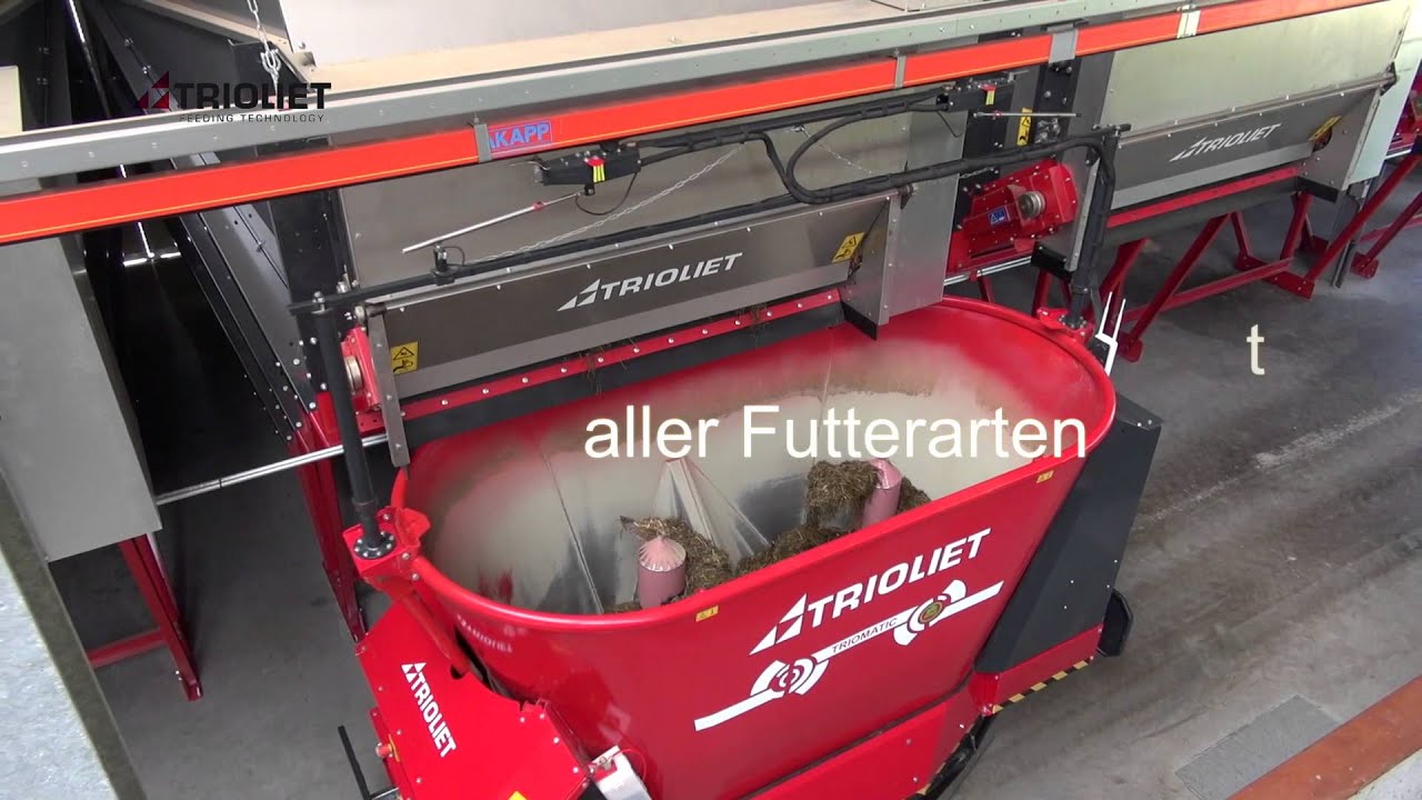 Automatisches Fütterungssystem | Fütterungsroboter mit Bodenantrieb Triomatic T30 TRIOLIET