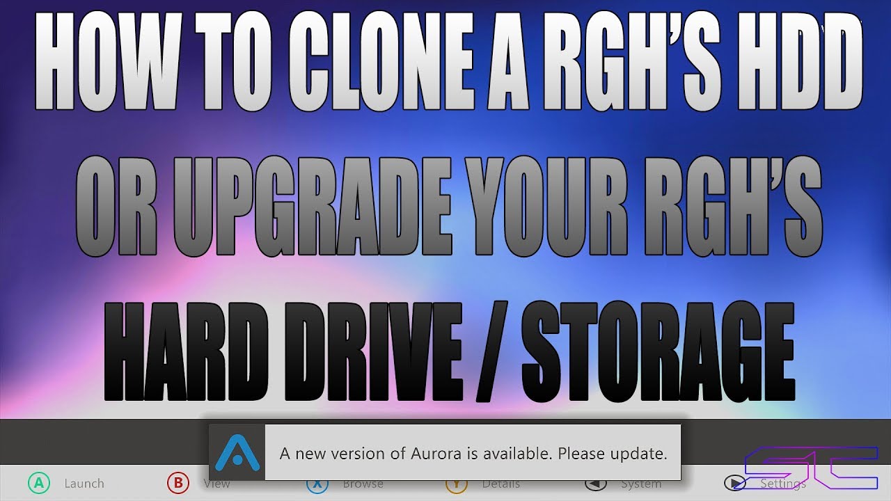 How to Clone a RGH's HDD / Upgrade Your RGH or JTAG Storage.