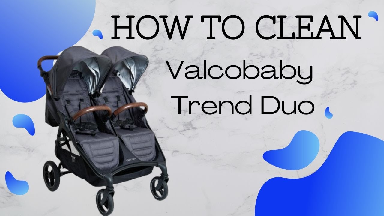 Как стирать коляску Valcobaby Trend Duo (снять и надеть тканевые части)