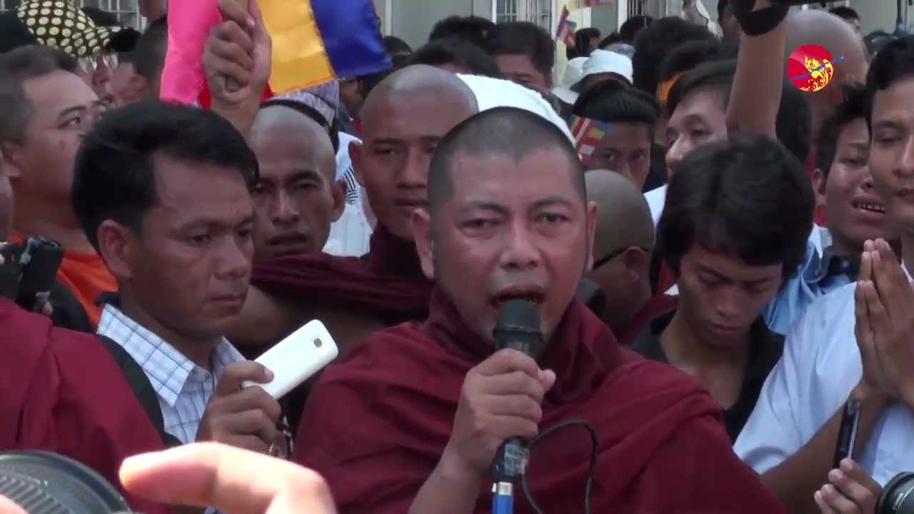 Buddhist Monks Protest to Open OIC Office in Myanmar.
