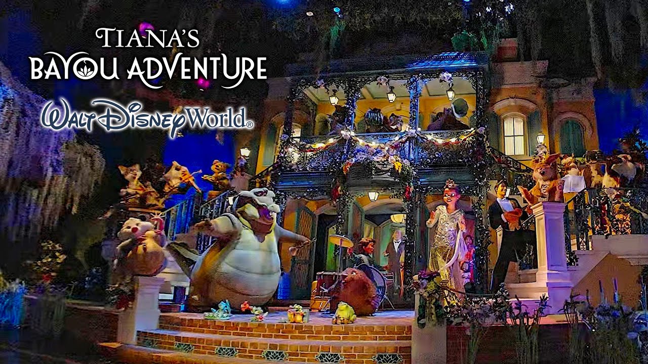 Tiana's Bayou Adventure On Ride Front Seat 4K Low Light POV Walt Disney World 2025 07 03